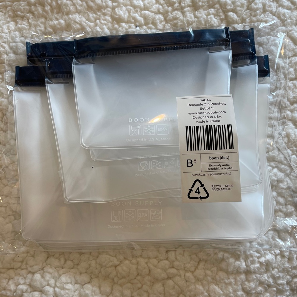Reusable Zip Pouches